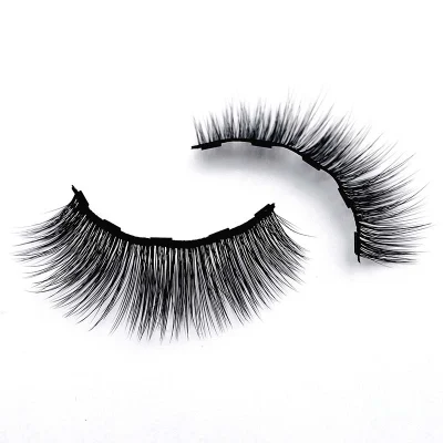 Factory Wholesale Private Label Lash Eyeliner Custom Silk Eyelashes 3D Magnetic Eyelashes Set