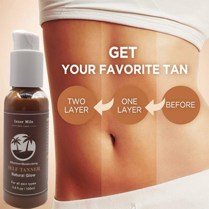 Fast Self Tanner -Self Tanning Lotion /Cream Dark Brown Body Lotion Organic Natural Ingredients  OEM