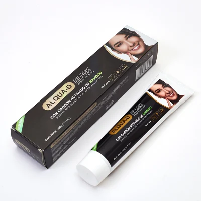 Free Sample Custom Logo 150g Dental Care Activated Bamboo Charcoal Teeth Whitening Mint Toothpaste