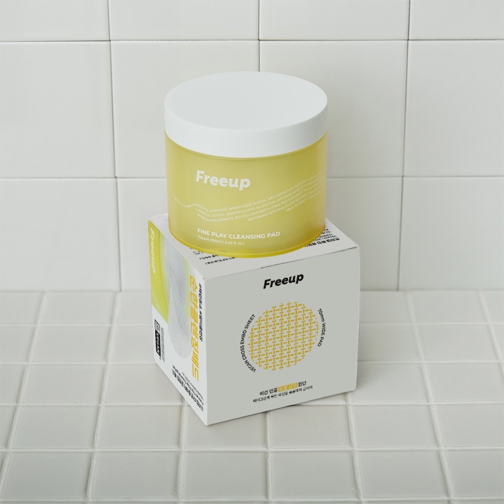 Freeup Fine Play Cleansing Pad / Makeup Cleansing (CPNP/FDA) - BEST ITEM