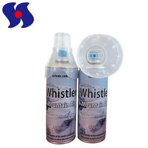 High Standard Empty Oxygen Aerosol Spray Packaging Metal Cans with Mask