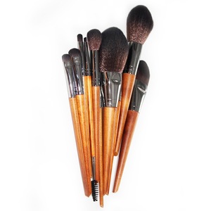 Hot Popular Makeup Tools Fashion 10pcs Customize Synthetic Nylon Hair Private Label Facial Brush Set