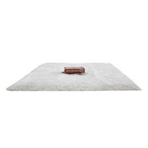 Hot sale customized color faux thick fur carpet rug with long hair