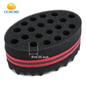 Hot selling Soft Foam Roller Magic Hair Twist Sponge/afro coil wave dreads sponge brush