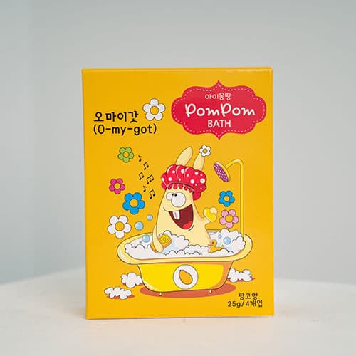 imongddang pompom bath ,kids skin care