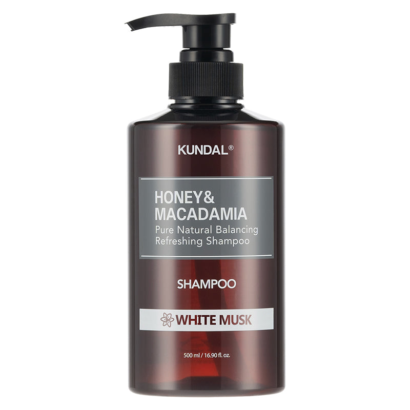 (KUNDAL) Honey &amp; Macadamia Nature Shampoo [White Musk] 500ml