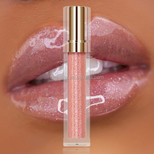 L409 Top selling vegan glitter lipgloss glossy lip gloss amazing plumper lipgloss private label