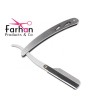 Mens Straight Razor - Beard Knife with 10 Derby Interchangeable Blades - Stainless Steel Replacement Blade in Set with Blades