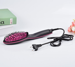 New Arrival Ceramic Hair Brush fast hair straightener led screen fast hair straightener flat iron straight