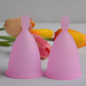 Oem available feminine hygiene small black menstrual cup