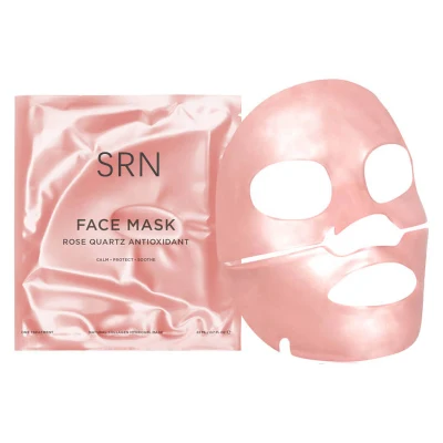 OEM Custom Rose Quartz Pink Gold Collagen Hydrogel Anti Aging Firming Half Face Mask Treatment Mask Kit