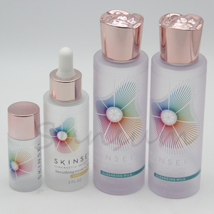 PET Series Plastic Cosmetics Packaging Bottles For Skin Use