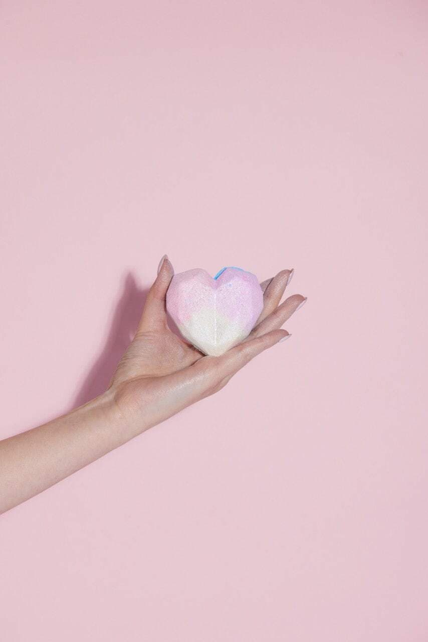 Pink Twinkle Hypoallergenic Bath Bomb  Moisturizing Bubble Bath