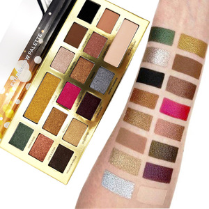 Private label 16 colors cosmetics eye shadow