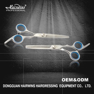 Professional hair shears cutting scissors korea thinning curved custom logo wholesale for barber shop