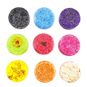 Round Biscuit Flower Sea Salt  Shower Essential Oil Bath Salt bath bombs