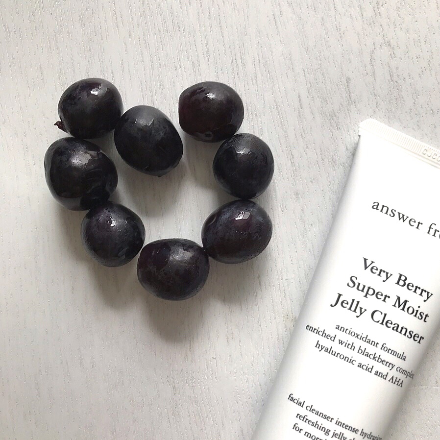 skin care : answer from very berry super moist cleanser