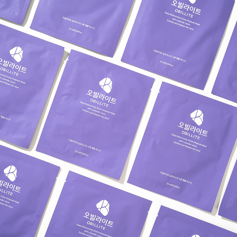 Skincare, OBILLITE, Deep moisture, Premium Face Mask sheet 5PCS, ILLITE