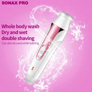 SONAX PRO Rechargeable USB Charging Beauty  Women Electric Shaver Hair Remover Lady Shaver 5in1