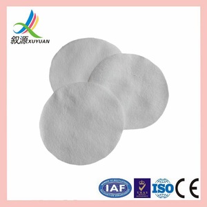 Spunlace viscose/cotton skin care cotton pads