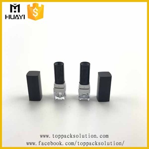 square shape plastic make your own lipstick tube