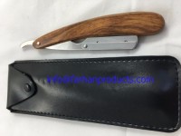 Tali Wood Handle Steel Classic Blade Barber Straight Razor Shavette