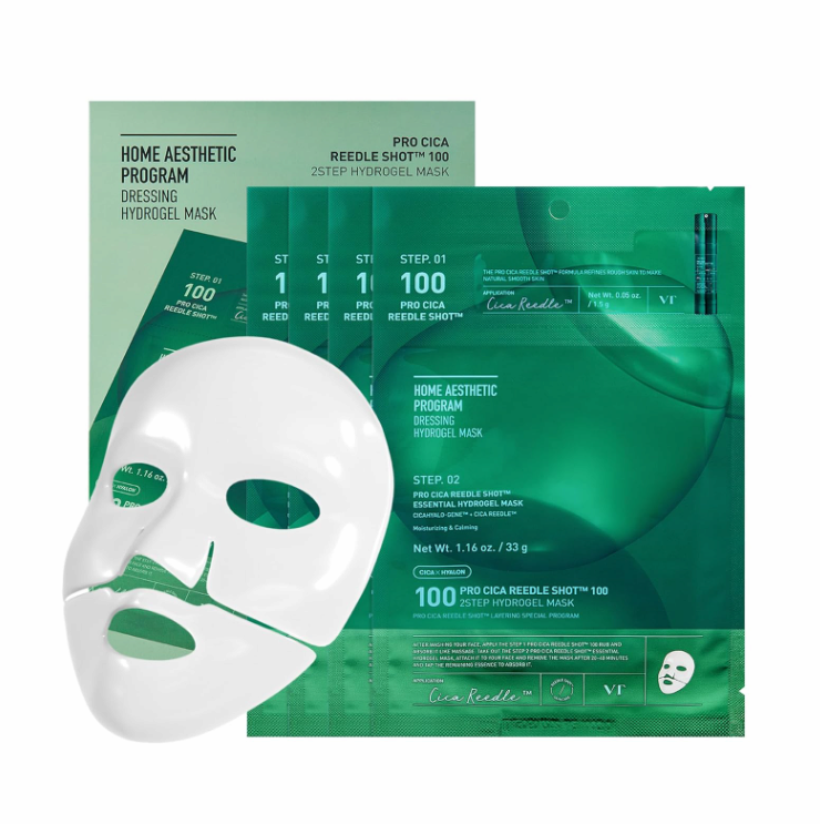 VT COSMETICS Pro Cica Reedle Shot 100 2-Step Hydrogel Mask