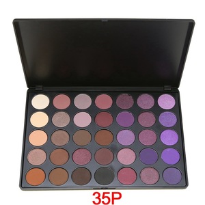 Wholesale 35 Color Morphe Brand Custom Wholesale Empty  Mineral makeup eye shadow 35 Morphe eyeshadow palette