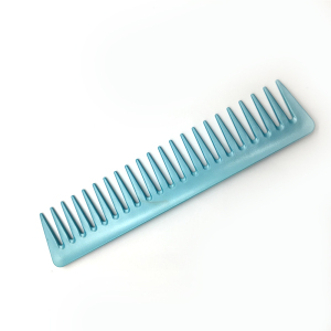 wholesale good quality plastic wide tooth colorful plastic logo comb