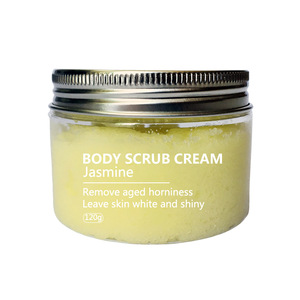 Wholesale natural organic whitening exfoliating body and face scrub cream private label manufacturers