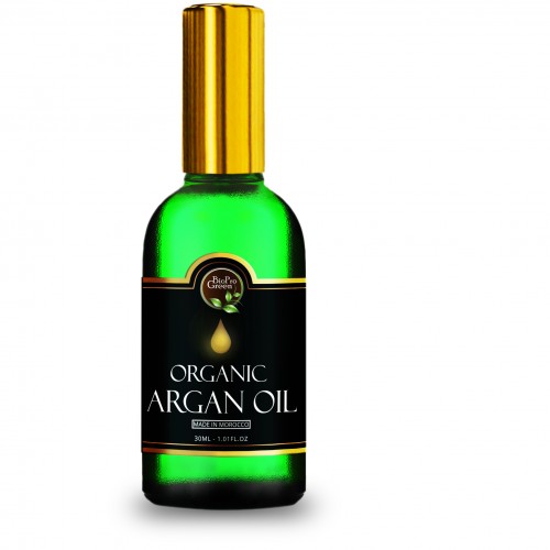 Hair nourishing treatement natural Argan oil in Laura bottles .