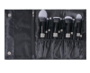 Custom Logo Rhinestone Makeup Brush Set Luxury 10 Pcs Crystal Bling Diamond Cosmetic Brushes Kit with PU Leather Bag Wholesale
