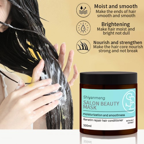 Keratin, Argan Oil, Caviar, Amino acids, Smooth split End Color protection, Oil Treatment Mask, Curly hair mask