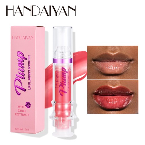 Wholesale High Quality Syringe Lip Injectio Plumper Gloss Enhancer Private Label Plumping Lip Gloss