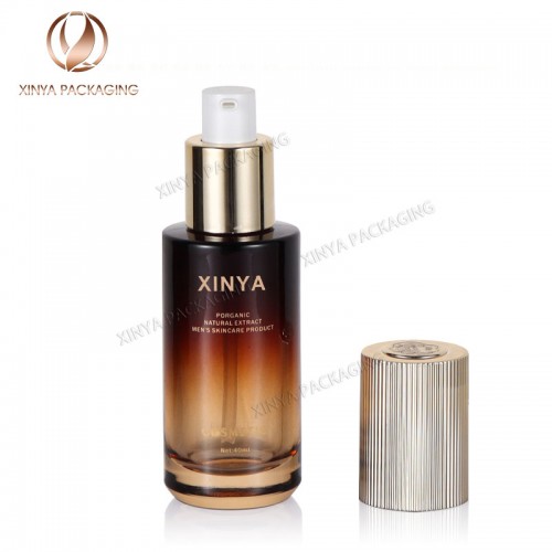 skincare set cosmetic packaging glass bottles cream jars foundation lotion toner bottles in set