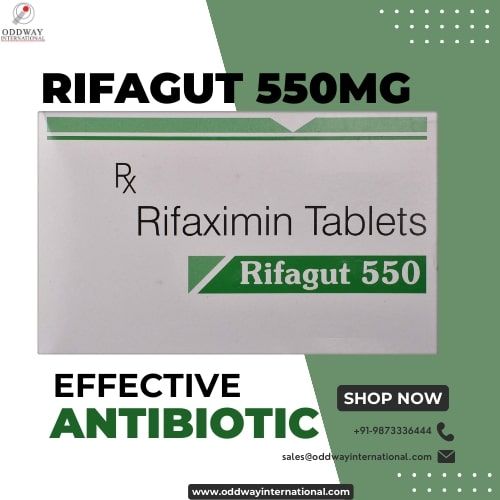 Rifaximin Brand Name Medicine: Rifagut 550mg Tablet