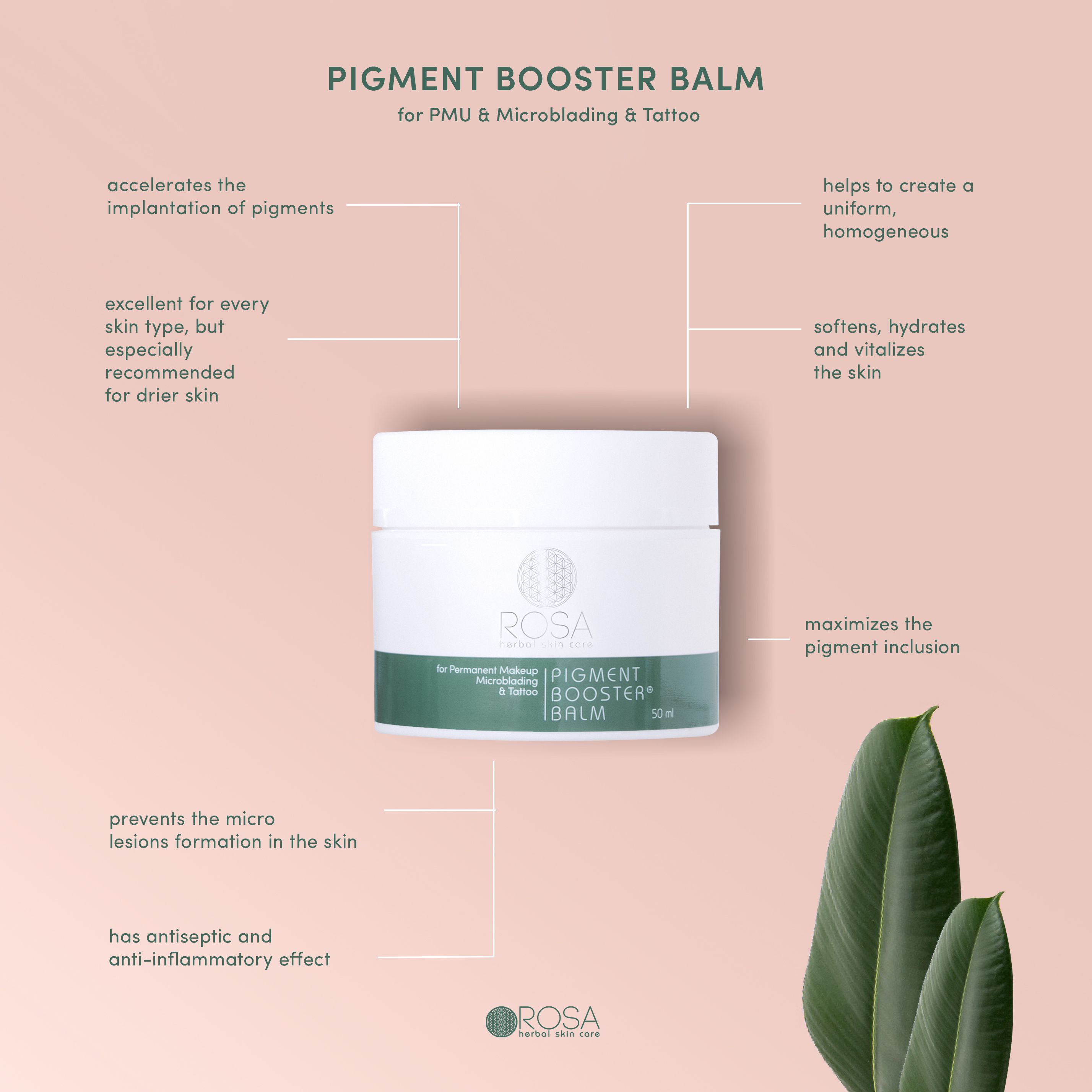 PIGMENT BOOSTER BALM - for PMU & microblading & tattoo