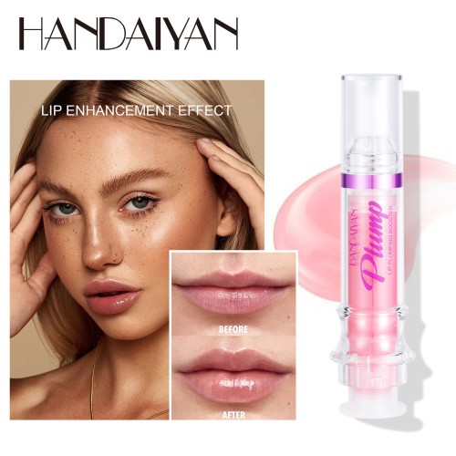Wholesale High Quality Syringe Lip Injectio Plumper Gloss Enhancer Private Label Plumping Lip Gloss