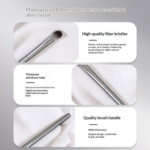 Custom Logo OEM 10Pcs Metallic Grey Makeup Brush Set Geometric Polygon Handle Ultra Soft Synthetic Bristles Beauty Tools Manufactu