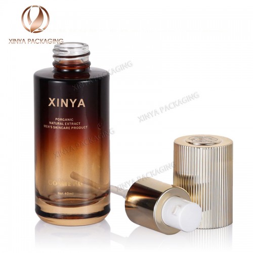 skincare set cosmetic packaging glass bottles cream jars foundation lotion toner bottles in set
