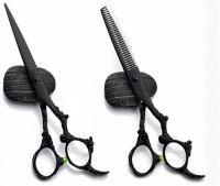 Black Dragon 6.0 inch Professional Dragon Handle 440C Salon Hair Cutting Scissor Hairdressing Thinning Shears (Scissors set)