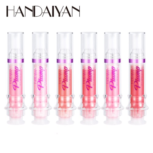 Wholesale High Quality Syringe Lip Injectio Plumper Gloss Enhancer Private Label Plumping Lip Gloss