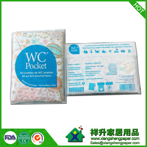 2017 Disposable Folding Travel Sanitary Toilet Seat Cover Paper