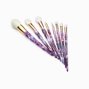 2018 fashion crystal style makeup brushes diamond glitter beauty tool kits