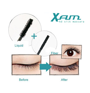 2018 New 4D Silk Mascara XAM mascara 4d fiber the super size fibers for 400% volume + length.