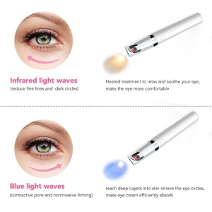 2021 Multi-function Eye Massager Eye Wrinkle Remover Vibrator with Heat and Vibration,Anti Aging Wrinkle Massager Beauty Pen