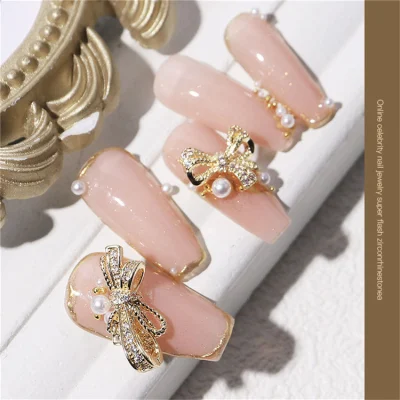 22 Styles 3D Nail Art Bow Rhinestone Crystal Accessories for Beuty Salon