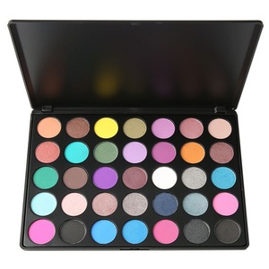 35 Colors Large Low Moq Makeup Cosmetics Luxury Make Your Own Eyeshadow Palette