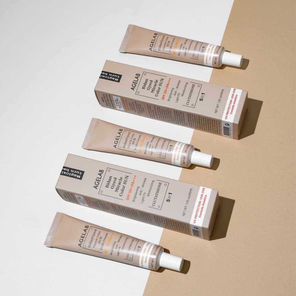 [AGELAB] BIDAN GYEAL MIRACLE COLOR SUN MULTI CREAM SPF50+/PA+++ 40ml