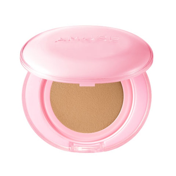 (AMUSE) Dew Power Vegan Cushion [04 Tan] 15g